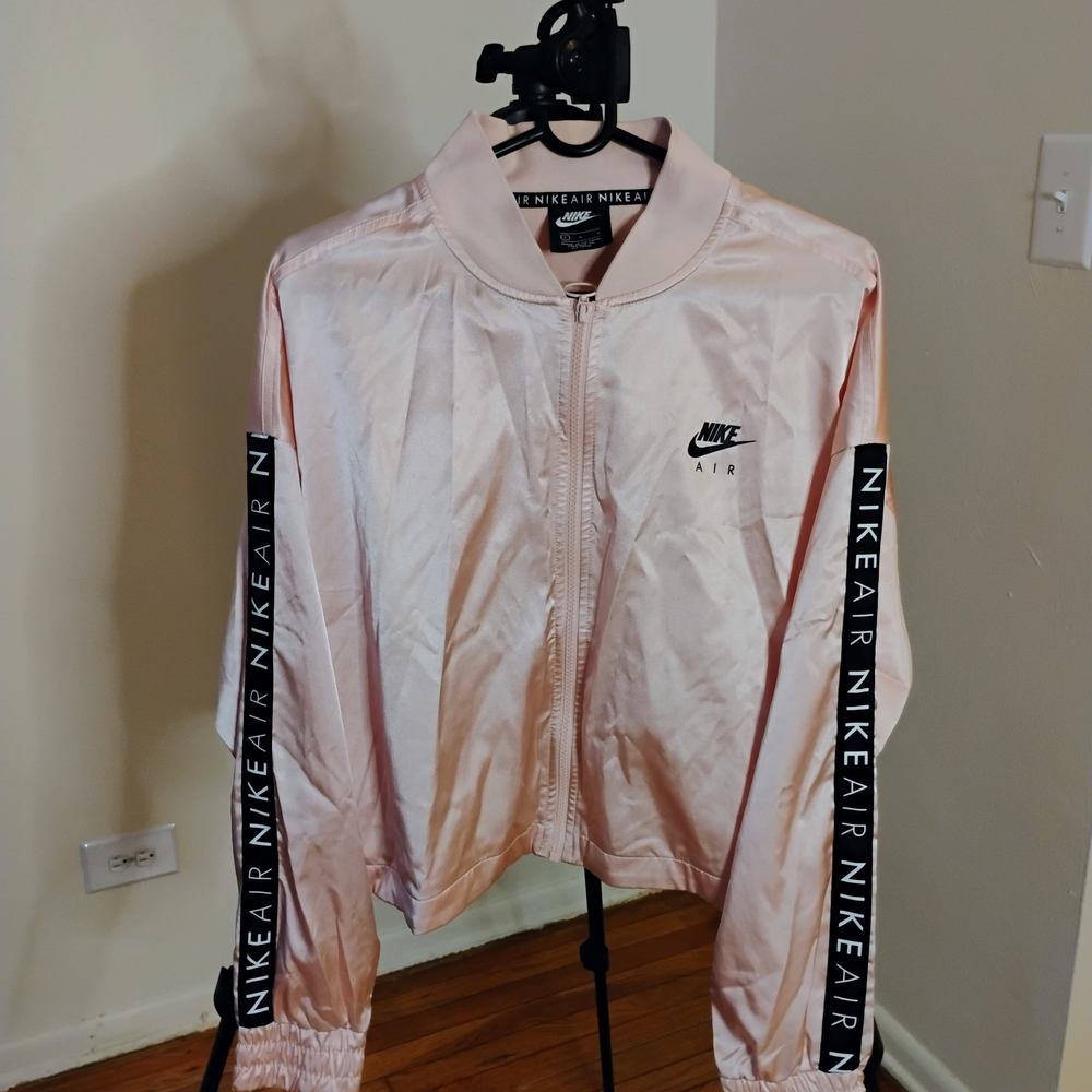 Nike Women's Light Pink Bomber Jacket